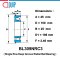 BL309NRC3 NSK Single Row Deep Groove Radial Ball Bearing Open Type