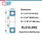 RLS10-2RS Deep Groove Ball Bearings inch. Open Type