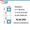 RLS8-2RS Deep Groove Ball Bearings inch. Seal Type