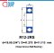 R12-2RS Deep Groove Ball Bearing Seal Type