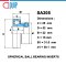 SA205 SBC ตลับลูกปืน SPHERICAL BALL BEARING INSERTS เพลา 25 มม.