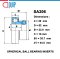 SA206 SBC ตลับลูกปืน SPHERICAL BALL BEARING INSERTS เพลา 30 มม.