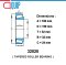32020 ตลับลูกปืนเม็ดเรียว TAPERED ROLLER BEARING