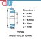32205 ตลับลูกปืนเม็ดเรียว TAPERED ROLLER BEARING