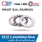 51313 THRUST BALL BEARINGS ตลับลูกปืนกันรุน