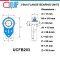 UCFB203 BEARING UNITS ตลับลูกปืนตุ๊กตา เพลา 17 มม.