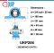 UKP206 Bearing Units ใช้สำหรับ Adapter Sleeve
