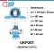 UKP207 Bearing Units ใช้สำหรับ Adapter Sleeve