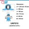 UKP210 Bearing Units ใช้สำหรับ Adapter Sleeve