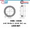 แป้นเกลียวล็อค KM08 (LOCK NUT) แหวนล็อค KM KM08 (จำนวน 1 ชิ้น)