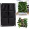 แพ็ค 1! 6-ช่อง ถุงปลูกต้นไม้ Pocket Grow Bag แบบแขวน (แนวตั้ง) สำหรับการปลูกต้นไม้ สูง 60cm กว้าง 41cm ใช้ได้ทั้งภายในและภายนอก 1 pack 6-Pockets Vertical Wall Garden Planter Grow Bag for Flower Vegetable for Indoor/Outdoor Height 60cm Width 41cm