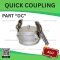 ALU QUICK COUPLING PART "DC" SIZE : 3"