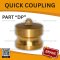 BRASS QUICK COUPLING PART "DP" SIZE : 6"
