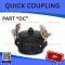 PP QUICK COUPLING PART "DC" SIZE : 1/2"