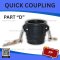PP QUICK COUPLING PART "D" SIZE : 3"(BSPT)