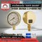 Safegauge Pressure Gauge 0-1000 kg/cm2 & 0-15000 psi Body : sus304 Dia.2.5" Conn.brass 1/4"npt Bottom Type