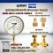 "TRERICE" PRESSURE GAUGE  MODEL : 620B RANGE : 0-100 PSI & 0-7 KG/CM2 & BRASS PRESSURE SNUBBER & BRASS NEEDLE VALVE