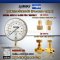 "TRERICE" PRESSURE GAUGE  MODEL : 620B RANGE : 0-200 PSI & 0-14 KG/CM2 & BRASS PRESSURE SNUBBER & BRASS NEEDLE VALVE