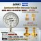 "TRERICE" COMPOUND GAUGE  MODEL : 620B RANGE : 30-0-30 PSI & -60 INHG-4 KG/CM2 & BRASS PRESSURE SNUBBER & BRASS NEEDLE VALVE