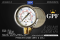 GPF PRESSURE GAUGE เกจวัดแรงดัน 0-250 bar & 0-3500 psi & 0-25000 kpa ขนาดหน้าปัทม์ 2.5" ตัวเรือนสแตนเลส เกลียวทองเหลืองออกล่าง 1/4"NPT