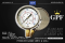 GPF PRESSURE GAUGE เกจวัดแรงดัน 0-160 bar & 0-2300 psi & 0-16000 kpa ขนาดหน้าปัทม์ 2.5" ตัวเรือนสแตนเลส เกลียวทองเหลืองออกล่าง 1/4"NPT