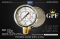 GPF PRESSURE GAUGE เกจวัดแรงดัน 0-40 bar & 0-580 psi & 0-4000 kpa ขนาดหน้าปัทม์ 2.5" ตัวเรือนสแตนเลส เกลียวทองเหลืองออกล่าง 1/4"NPT