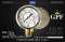 GPF PRESSURE GAUGE เกจวัดแรงดัน 0-25 bar & 0-350 psi & 0-25000 kpa ขนาดหน้าปัทม์ 2.5" ตัวเรือนสแตนเลส เกลียวทองเหลืองออกล่าง 1/4"NPT