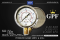 GPF PRESSURE GAUGE เกจวัดแรงดัน 0-20 bar & 0-290 psi & 0-20000 kpa ขนาดหน้าปัทม์ 2.5" ตัวเรือนสแตนเลส เกลียวทองเหลืองออกล่าง 1/4"NPT