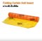 ม่านพับจีบสีส้มใสกันแมลง  ( PVC Folding Curtian Anti Insect)