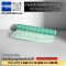 ม่านพับจีบกันไฟฟ้าสถิตย์ สีเขียวใส ( PVC Folding Curtain Anti Static )