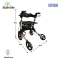 Premium Rollator รถเข็นช่วยพยุงเดิน มีกระเป๋า พับได้ รุ่น HT-005