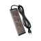 3-pin 3-socket power strip Choco Slim Design