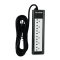 Power strip 3-pin socket 6 sockets 5 meter long cable new design.