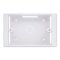 Surface Mounting Box for 1,2,3 Gang Frame White Color