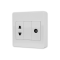 TV Socket + 2 Pin Euro-American Socket Set