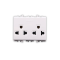 Single 3 Pin Euro-American Socket(copy)