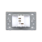 1 Gang 2 Way Switch 1 Module with Frame