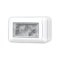 Flush Wetherproof Cover 3 Modules with Box