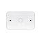 Flush Wetherproof Cover 3 Modules with Box