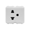 3 Pin Euro-American Socket