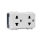 Duplex 3 Pin Euro-American Socket