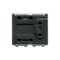 3 Pin Euro-American Socket