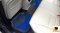 LEOMAX [{ชุด 4 ชิ้น} ถาด PVC HYBRID ดำ ใยน้ำเงิน] -  ชุด 4 ชิ้น ถาดปูพื้นพลาสติก PVC พร้อมใยไวนิล รุ่น LION KING  (หน้าx2, หลังx2) (สีฟ้าใส - ใยน้ำเงิน)