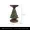 Wooden Candlestick 3pcs