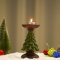 Wooden Candlestick 3pcs