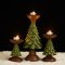 Wooden Candlestick 3pcs