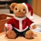 Christmas teddy bear doll