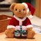 Christmas teddy bear doll