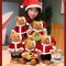 Christmas teddy bear doll