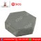 บล็อก หกเหลี่ยม (Hexagon) เทา